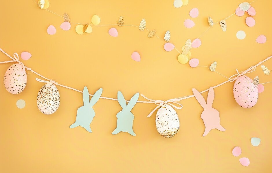 Pastel Easter playtime