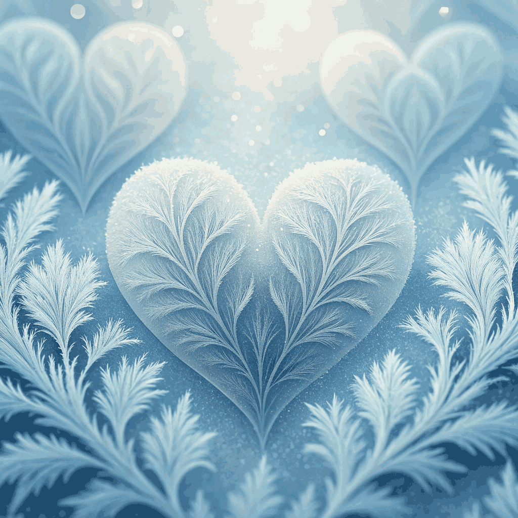 Abstract Composition Blending Winter