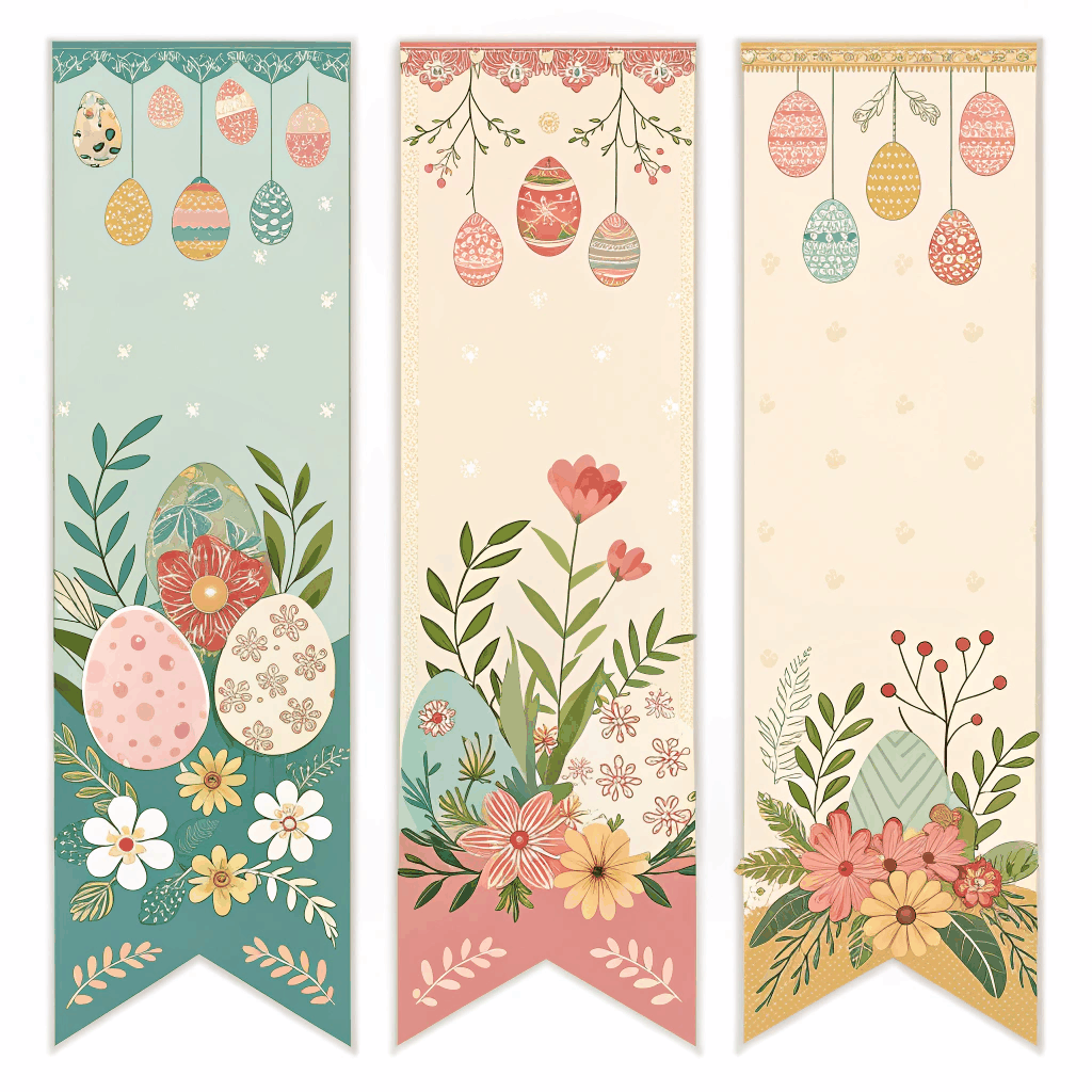 Vintage Easter Business Campaign Banner Pack