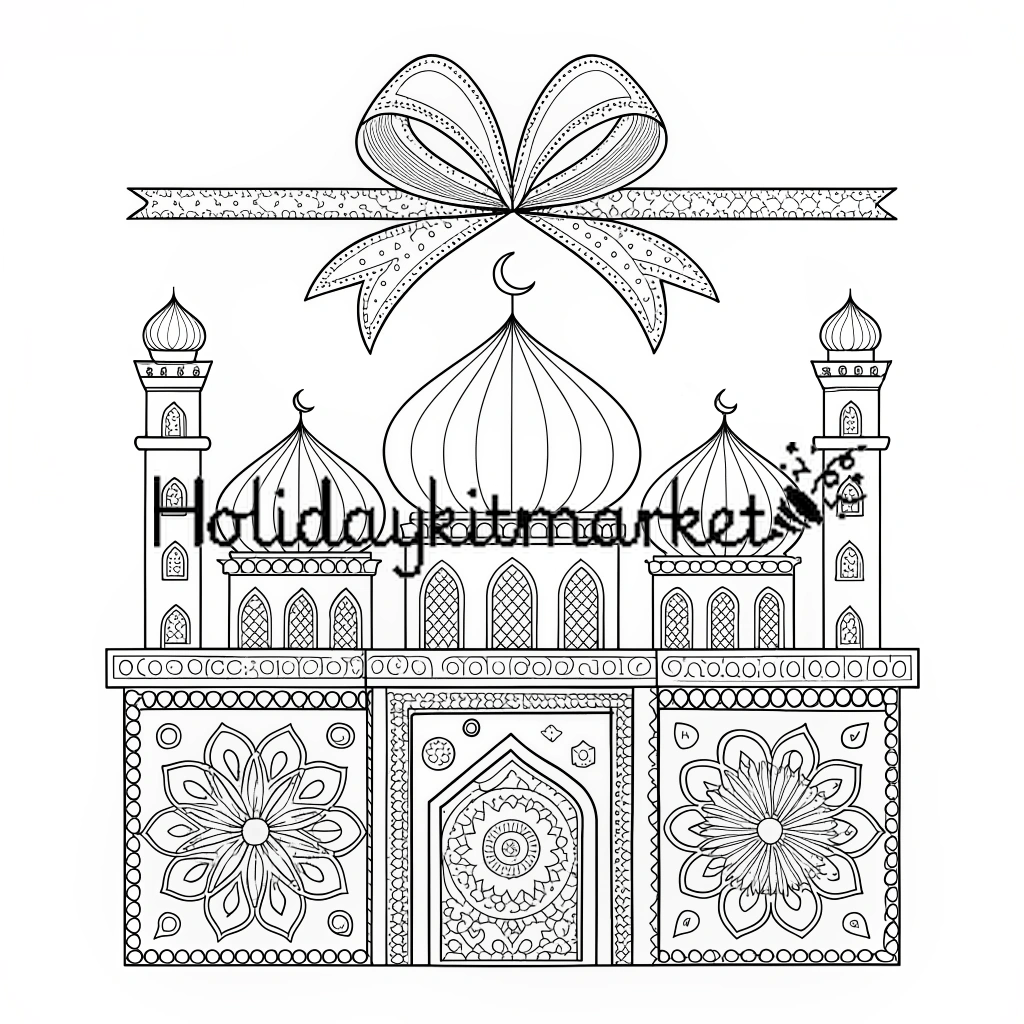 Vintage Lunar Year Gift Wrap Applique Kit