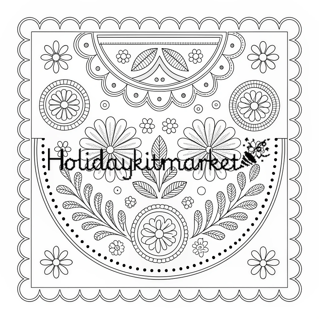 Birthday Buds Minimal Applique Kit