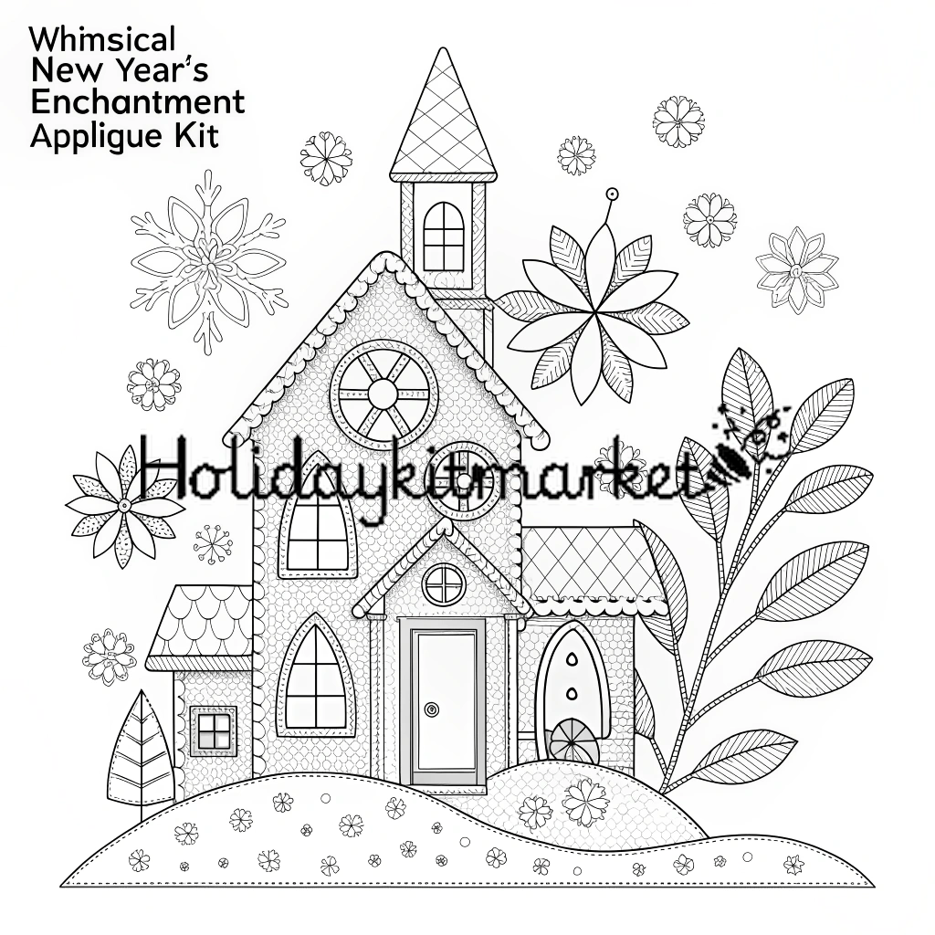 Gobbletastic Thanksgiving Party Applique Kit