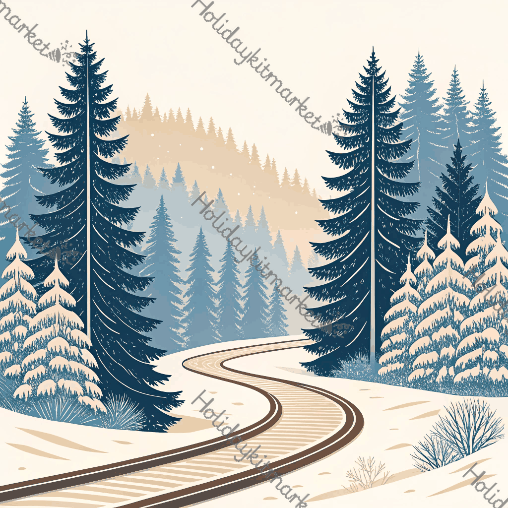 Sleigh Ride Trail Poster