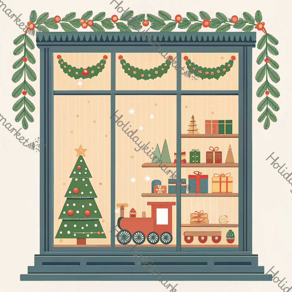 Vintage Toy Shop Poster