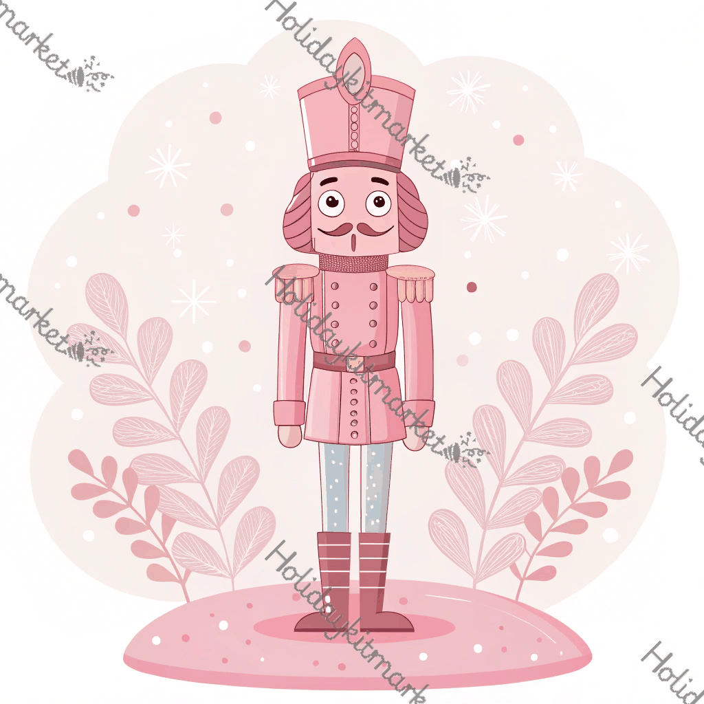 Blush Nutcracker Guard Poster