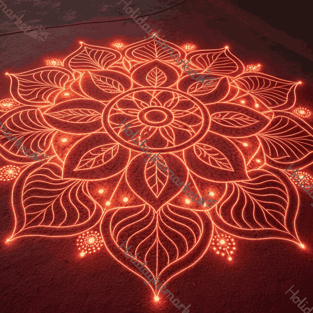 Plasma Rangoli Veins Poster