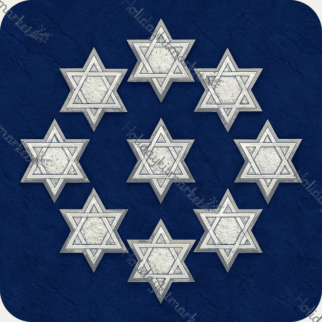 Wagon Wheel Stars Poster