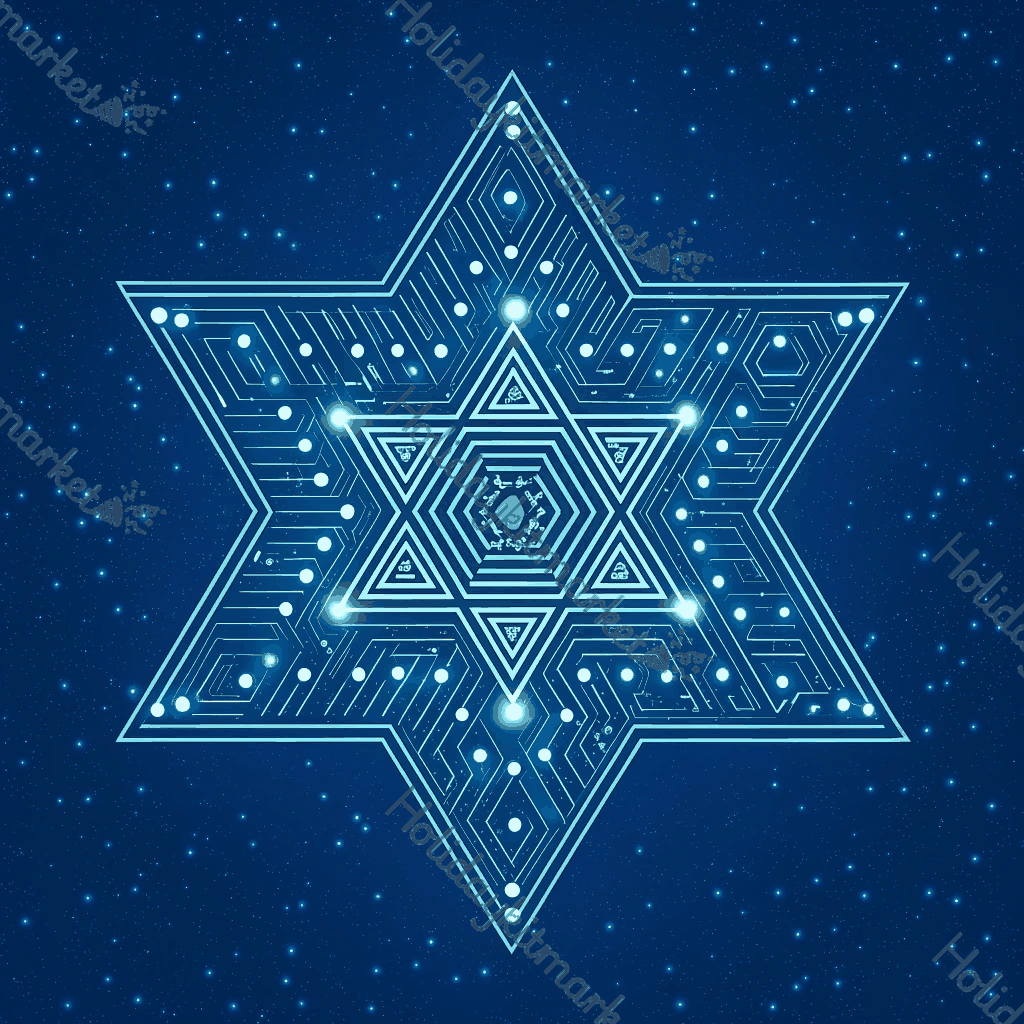 Circuit Star Map Poster