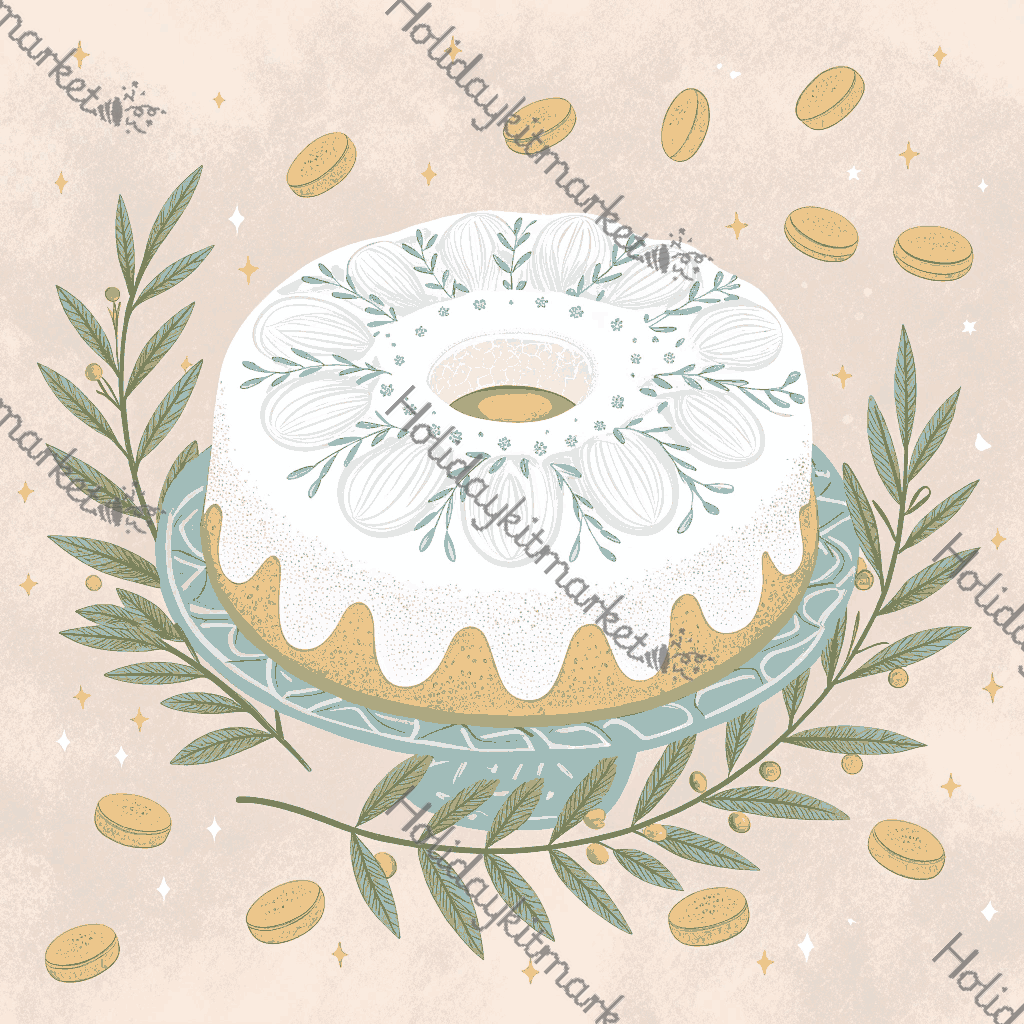 Buttercream Sufganiyah Cake Poster