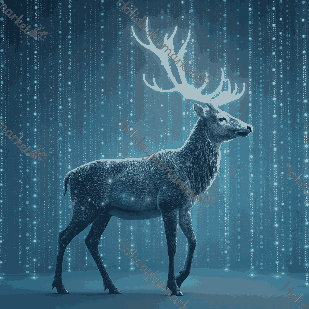 Augmented Reindeer Run Poster