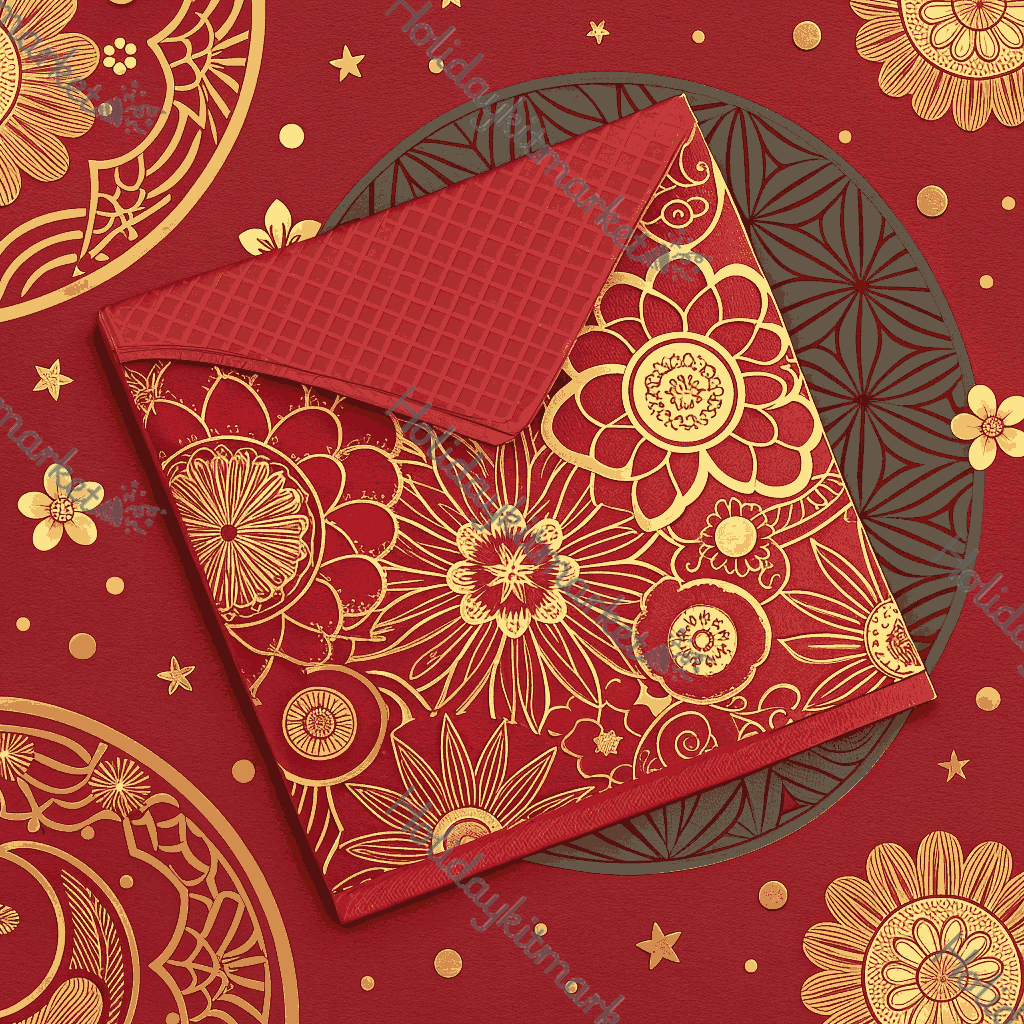 Retro Red Packet Poster