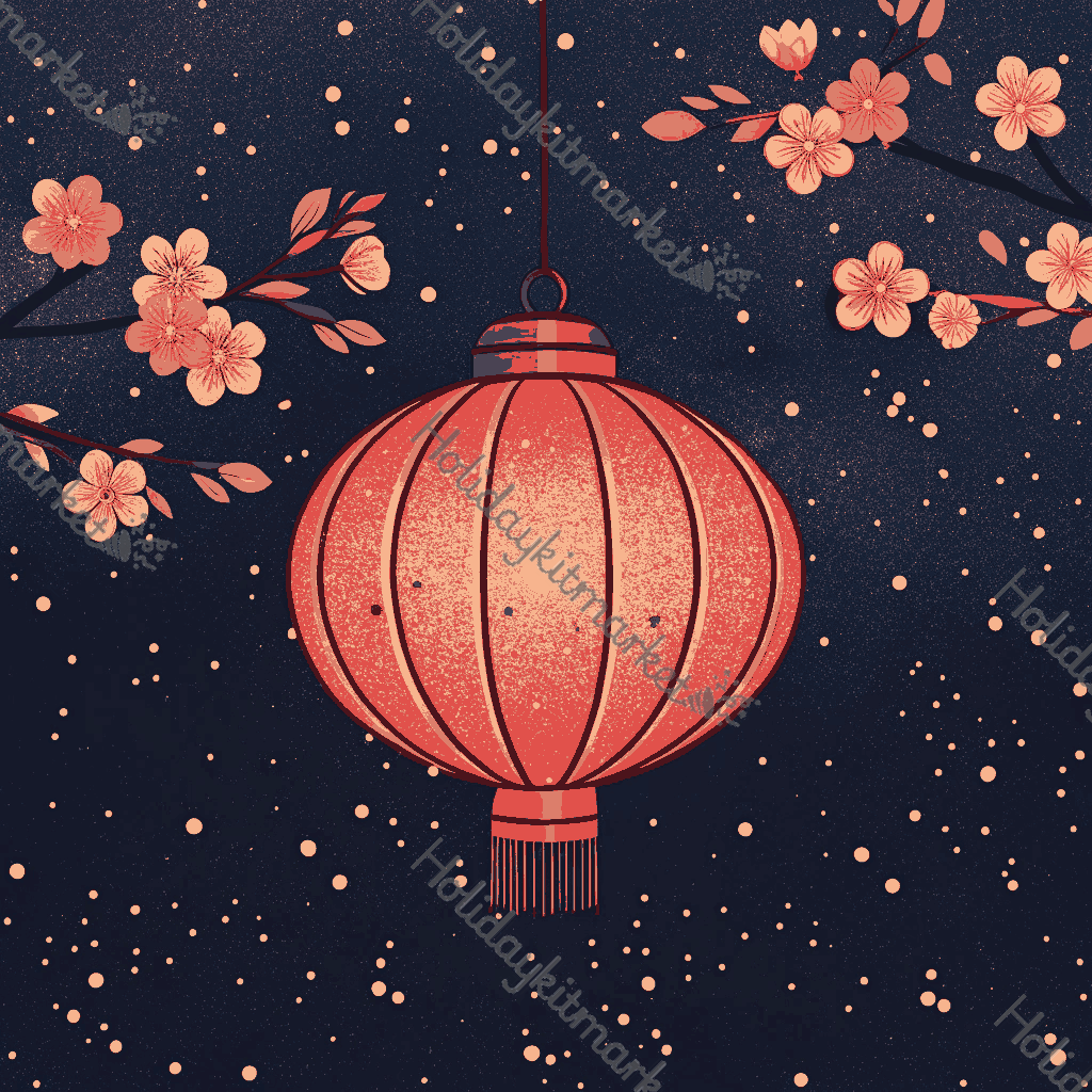 Pixel Lantern Shine Poster