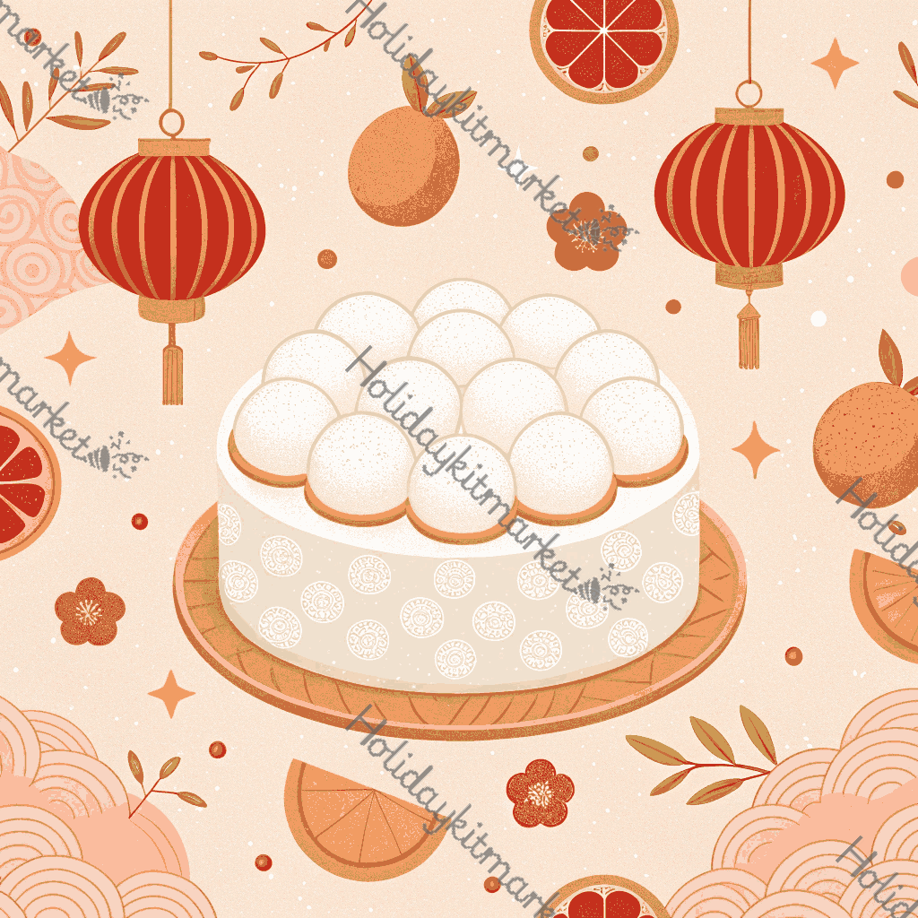 Buttercream Tangyuan Cake Poster