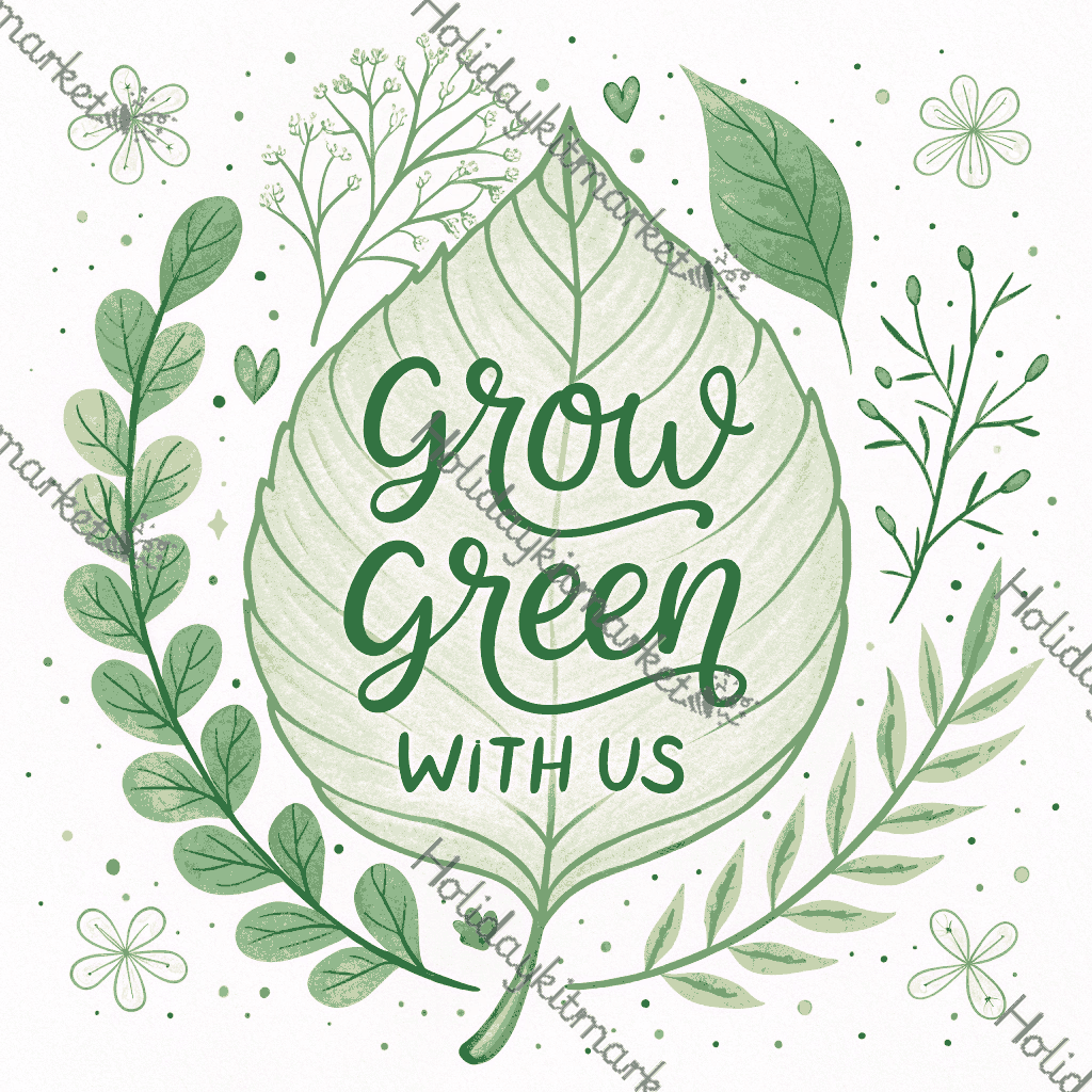 Whimsical Green Pledge Banner