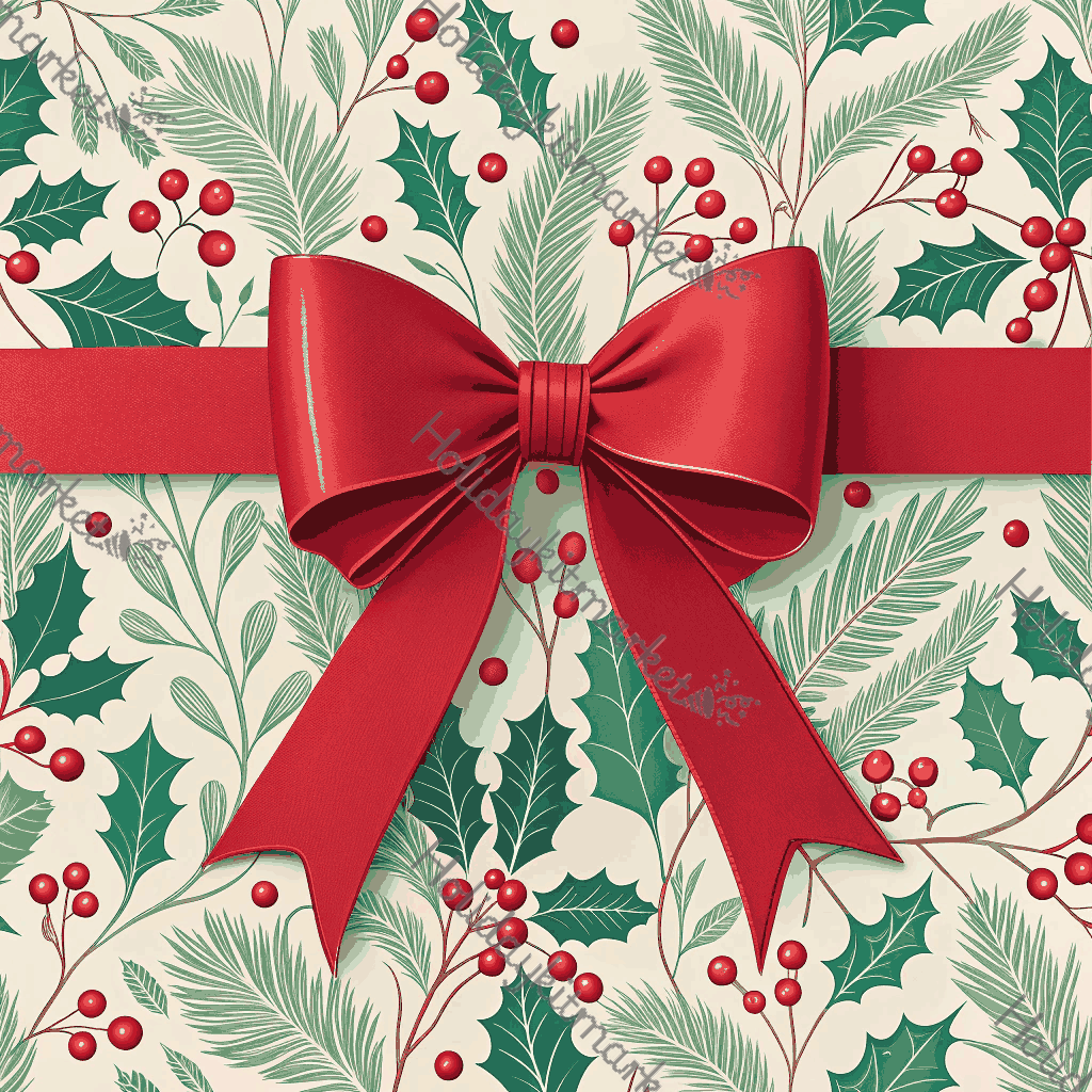Vector Gift Ribbon Poster