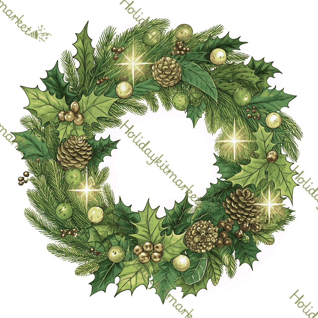 Acid Lime Garland Poster