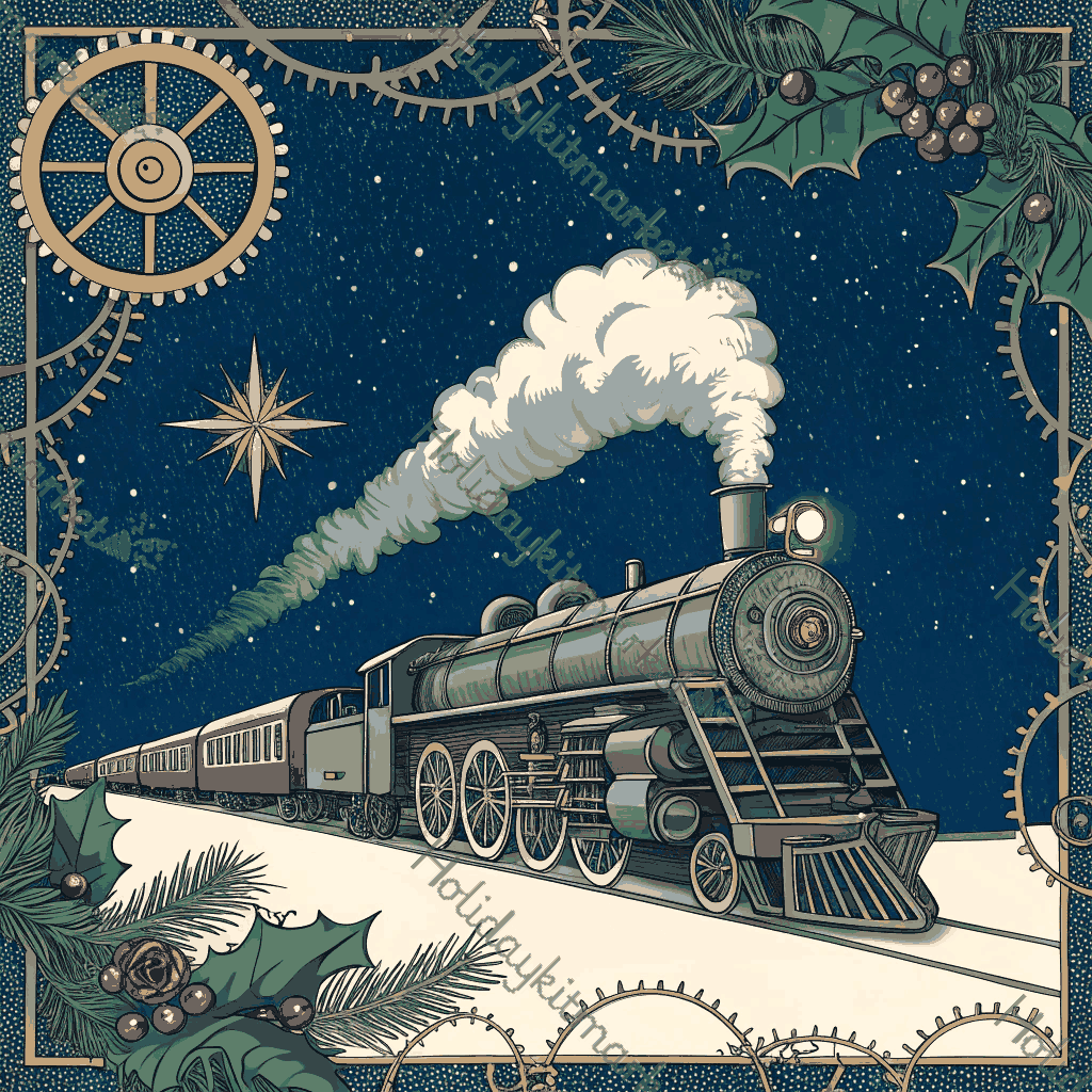 Vintage Train Whistle Poster