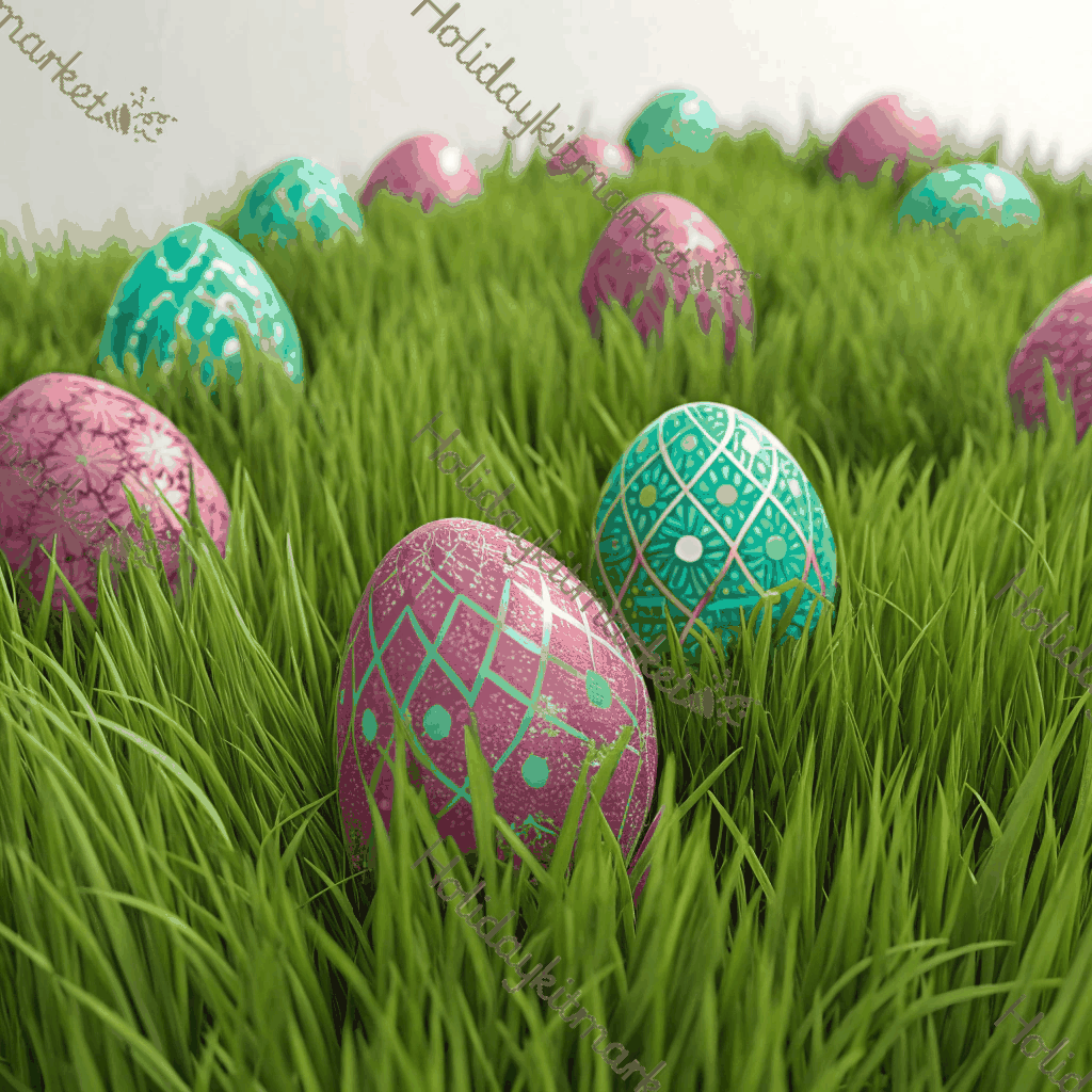 Neon Egg Hunt Poster