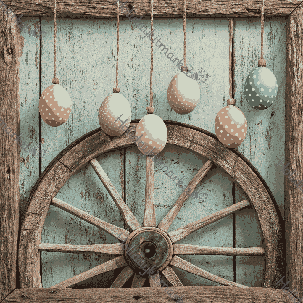 Wagon Wheel Eggs Poster