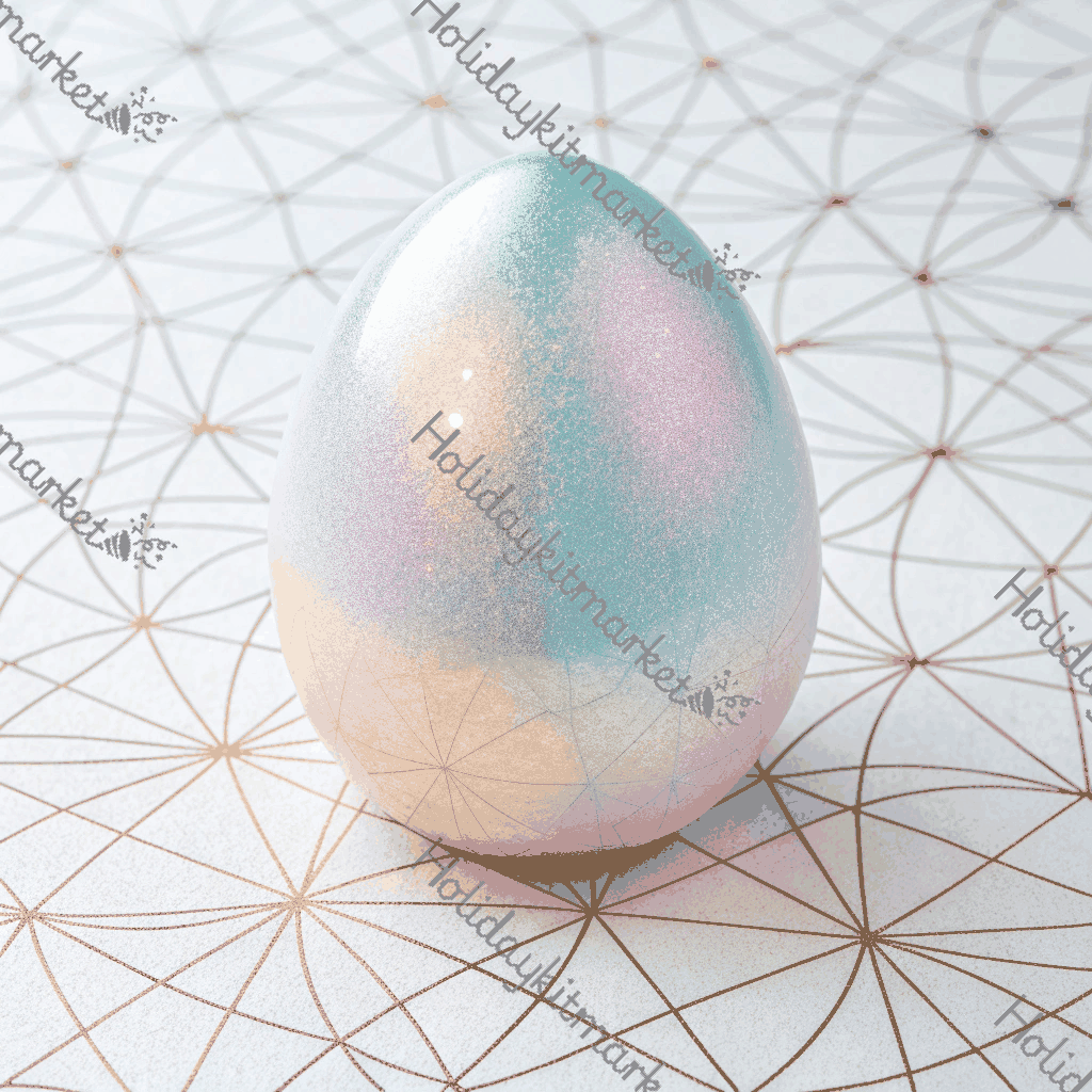 Holographic Egg Shine Poster