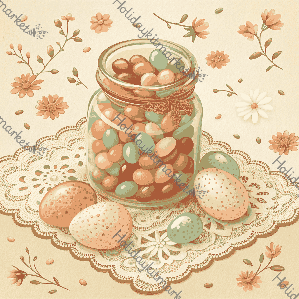 Vintage Jelly Beans Poster