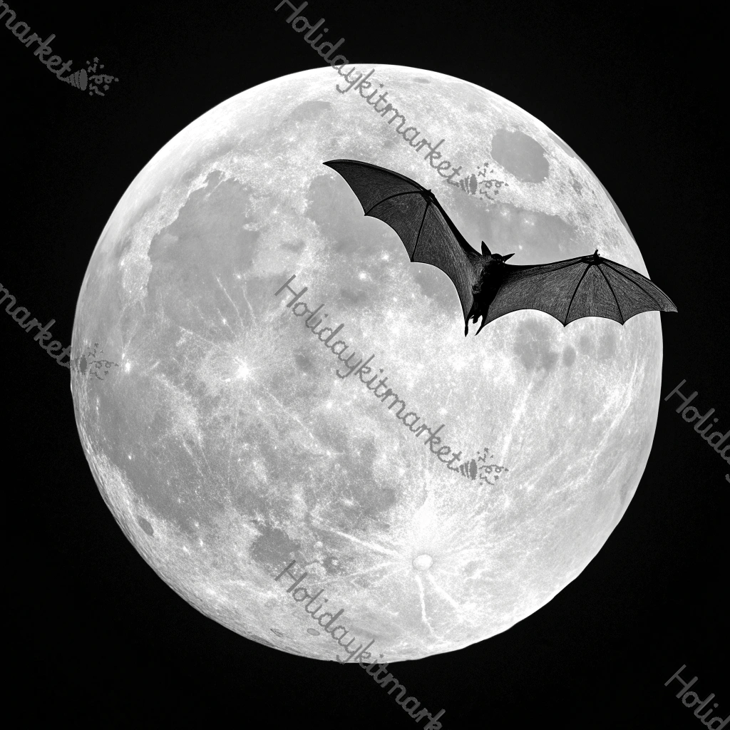 Single Bat Flight Poster