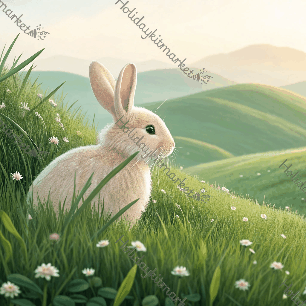 Vanilla Bunny Tail Poster