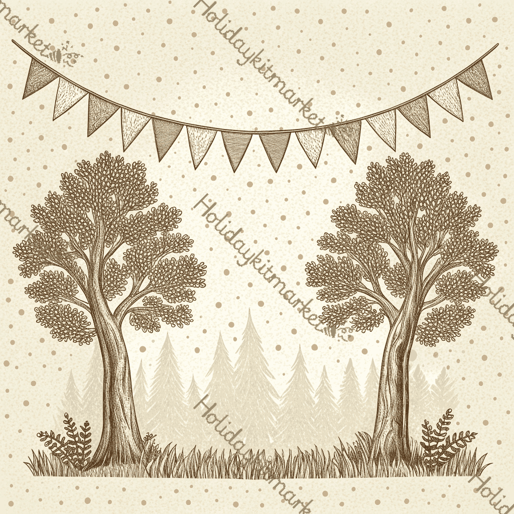 Burlap Banner Hang Poster