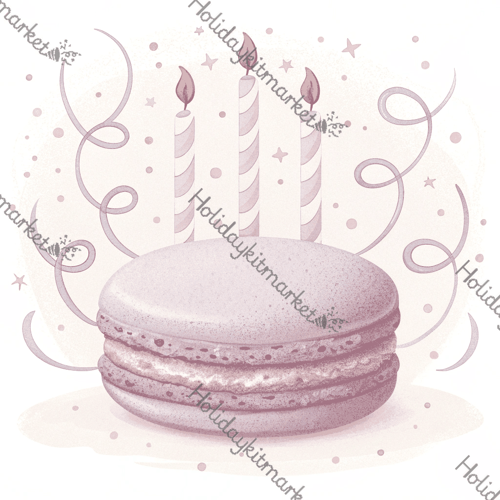Pale Lilac Macaron Poster