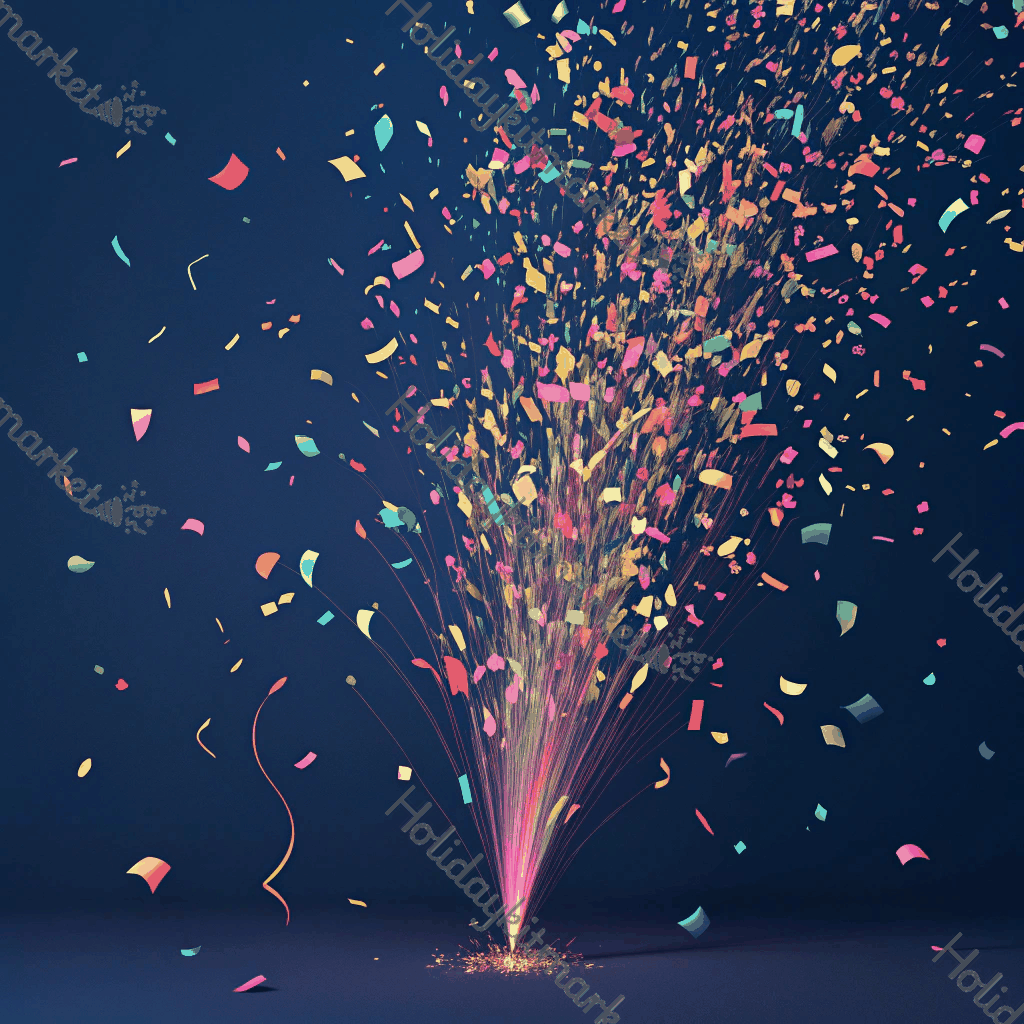 Augmented Confetti Scan Poster