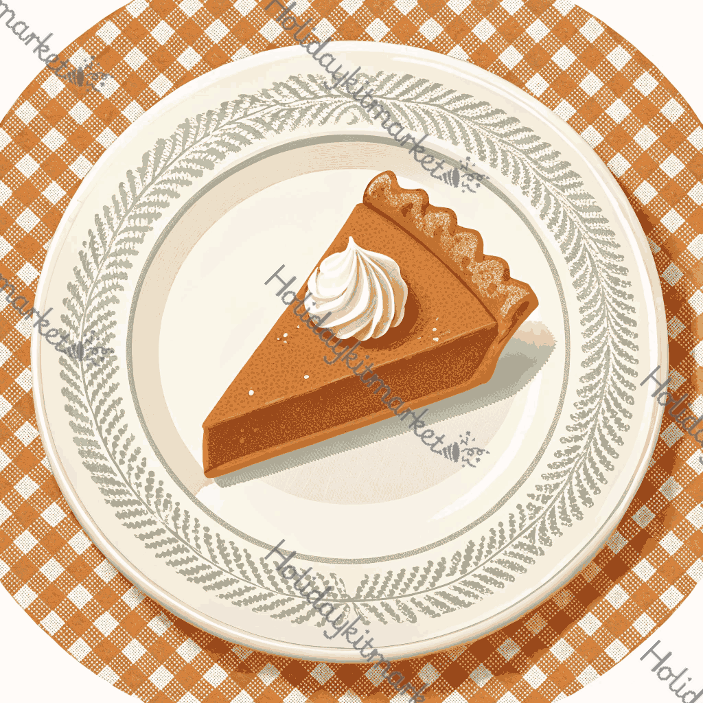 Retro Pie Slice Poster