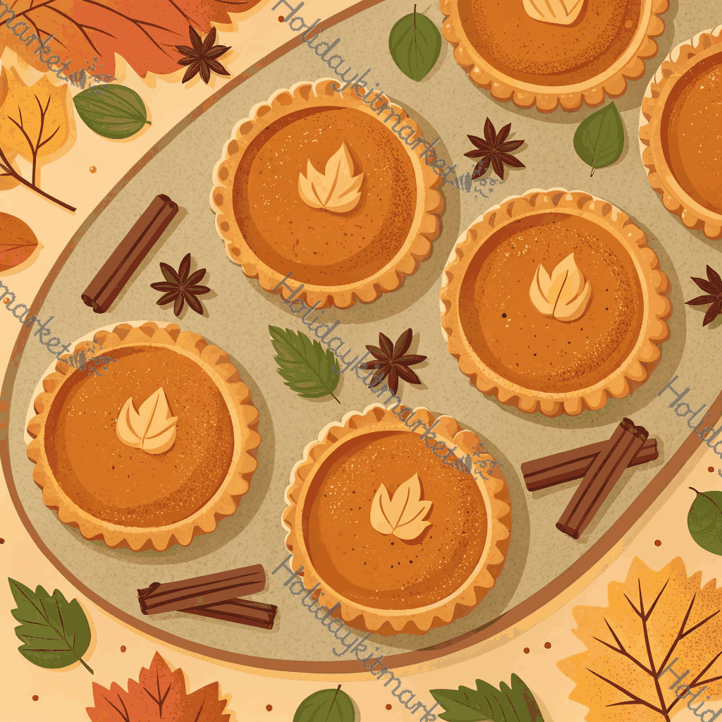 Pumpkin Pie Parade Poster