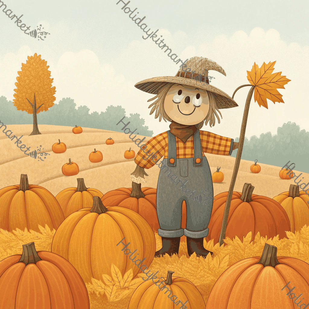 Scarecrow Harvest Guard Poster