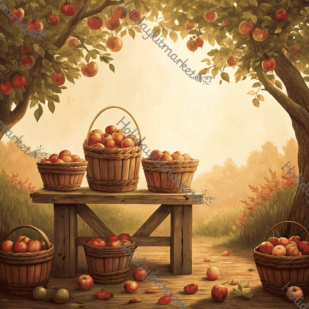 Apple Orchard Bounty Poster