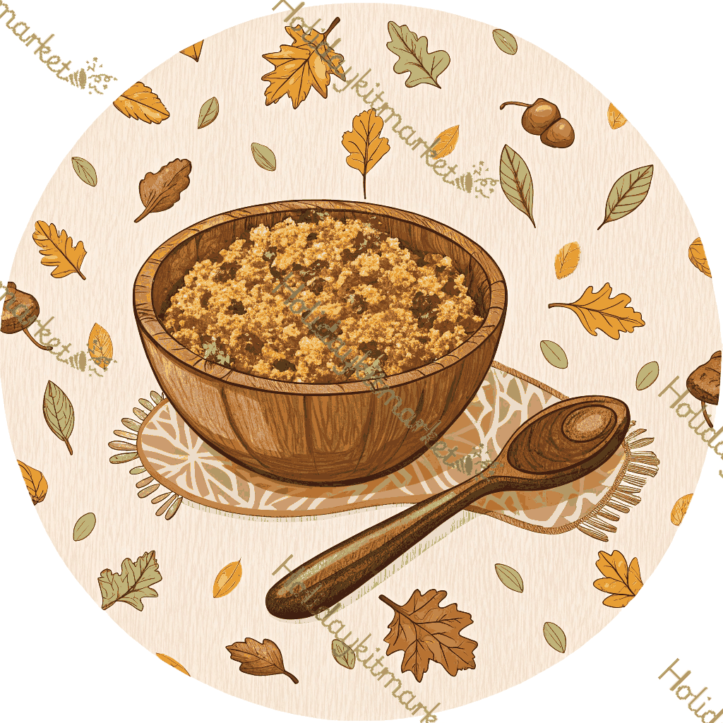 Vintage Stuffing Bowl Poster