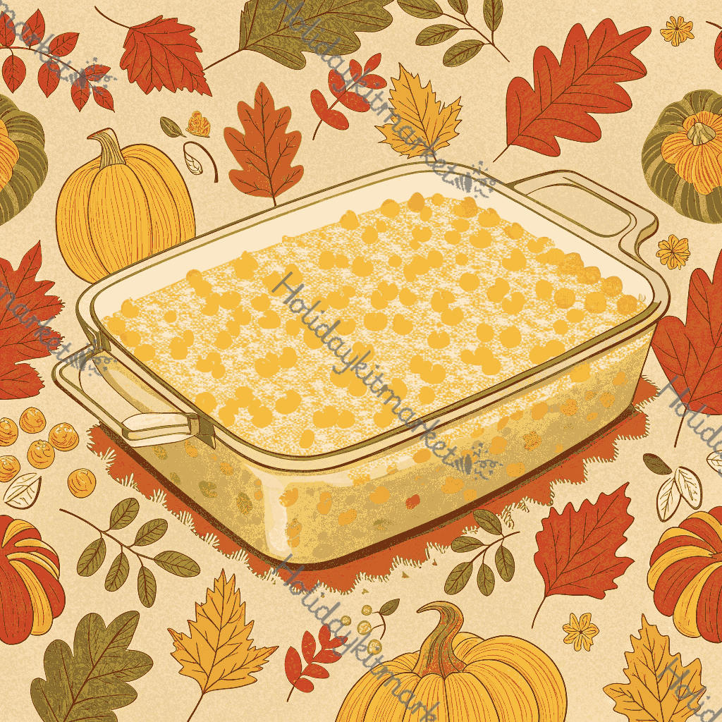 1960s Corn Dish Poster