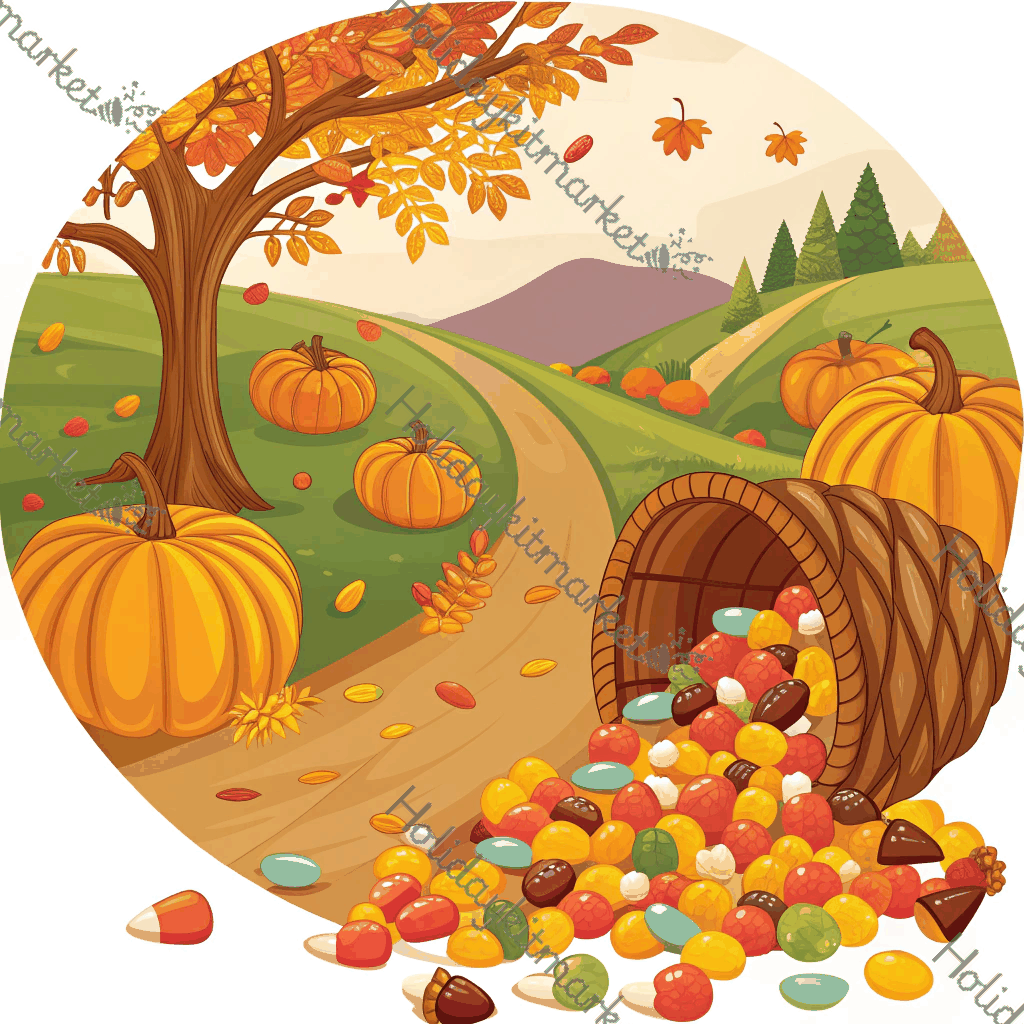 Cornucopia Candy Trail Poster