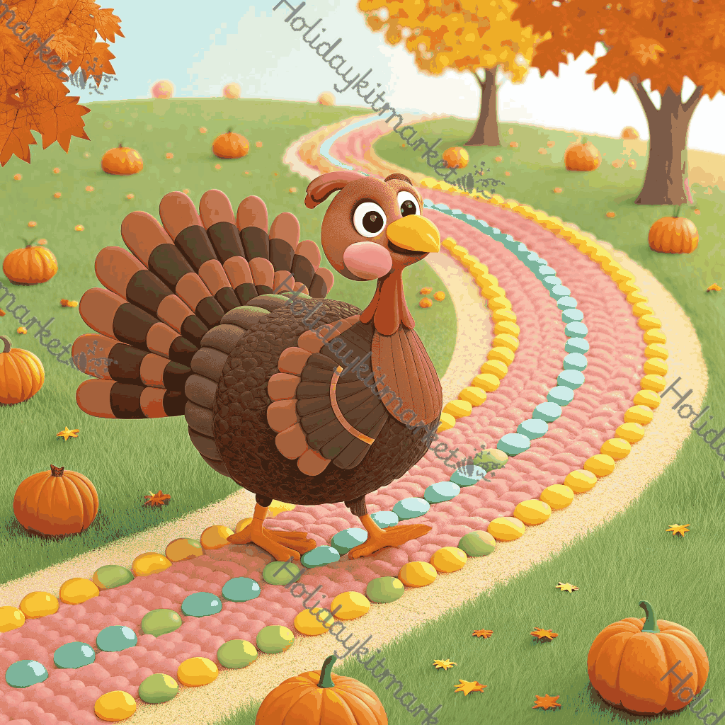 Turkey Gumdrop Trail Poster