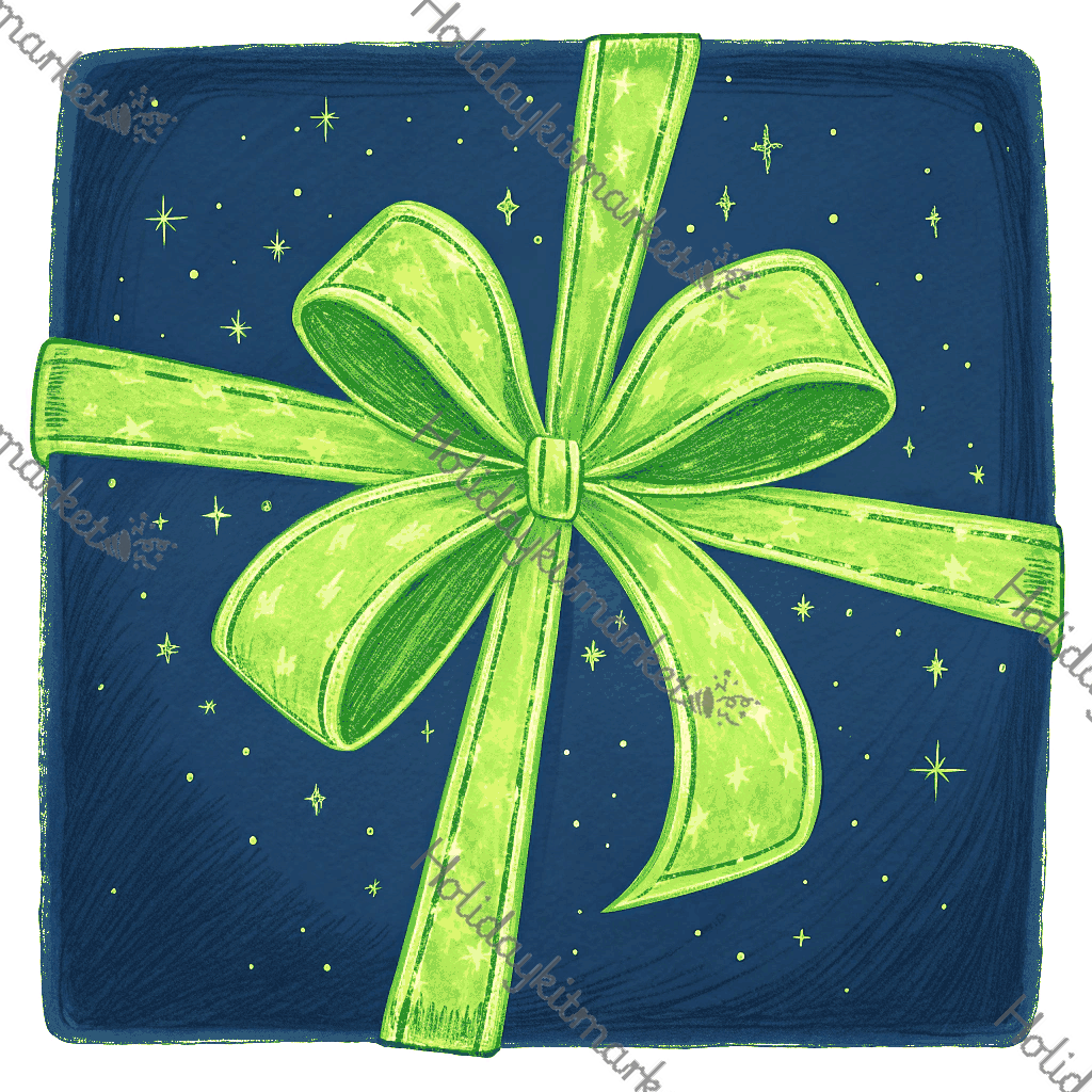 Acid Gift Ribbon Poster