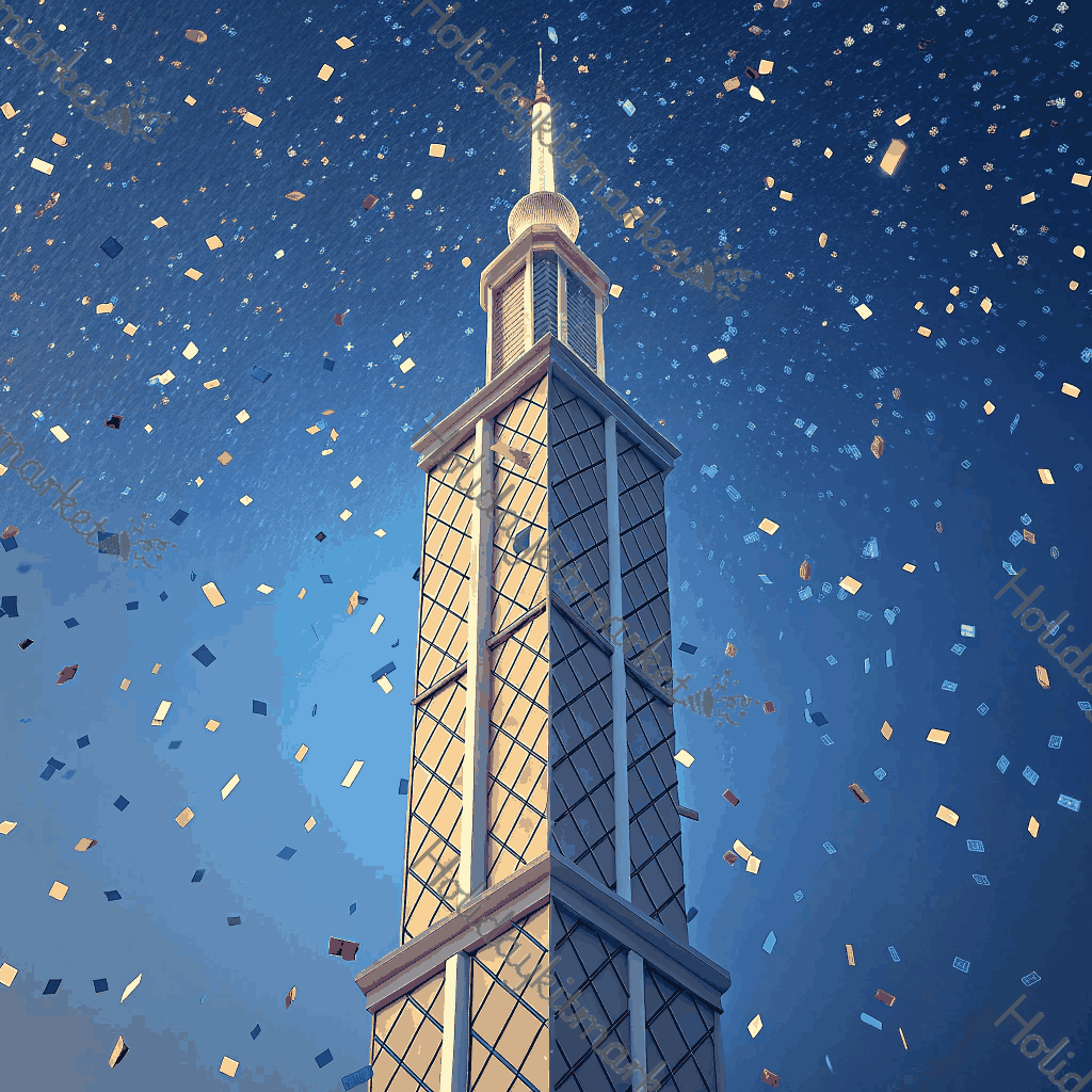 Voxel Countdown Stack Poster