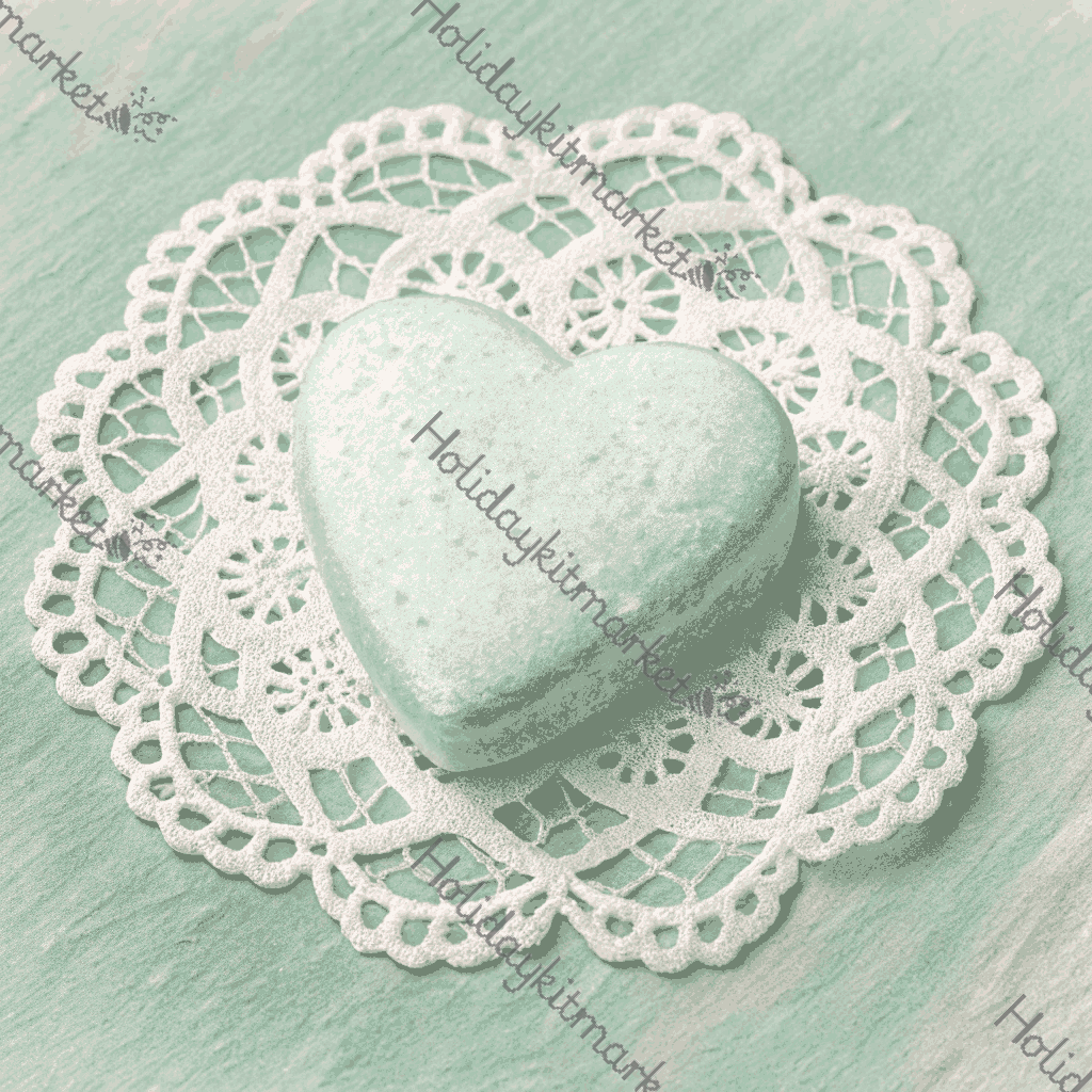 Mint Heart Candy Poster