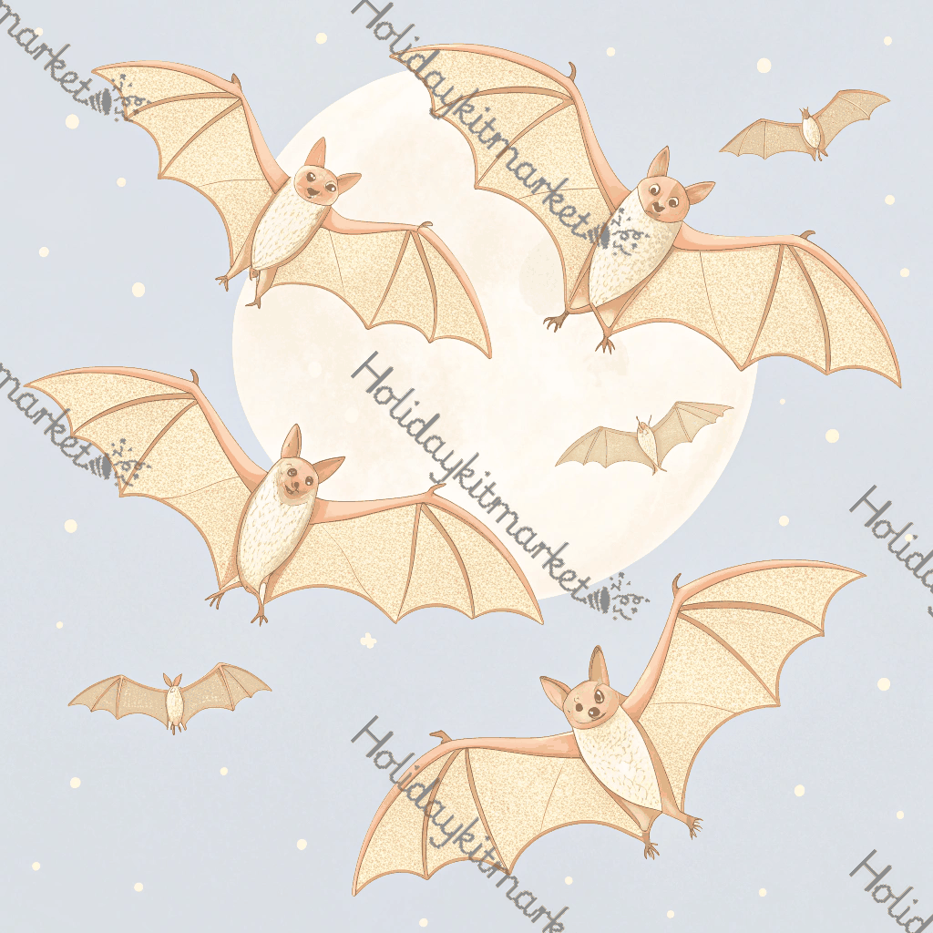 Vanilla Cream Bats Poster