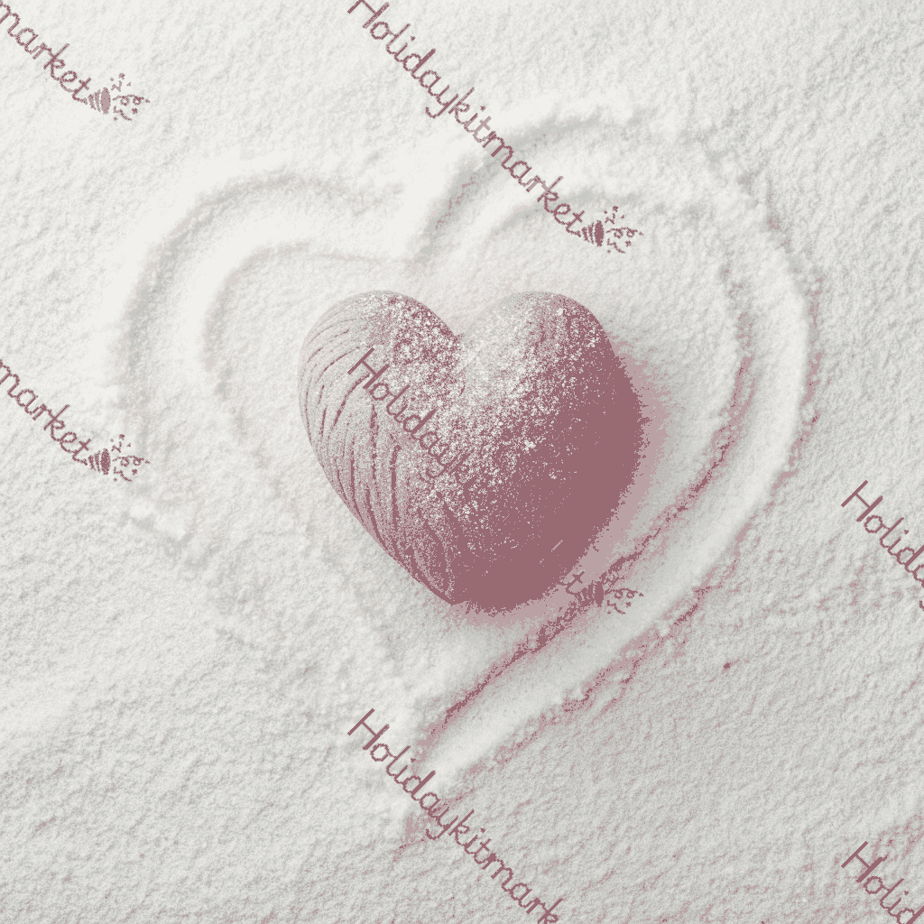 Single Pink Heart Poster