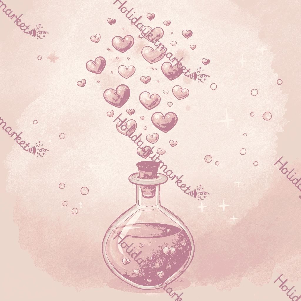 Love Potion Bubbles Poster