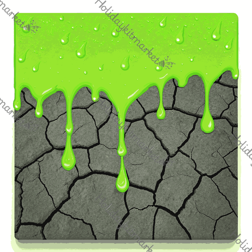 Toxic Slime Drip Poster
