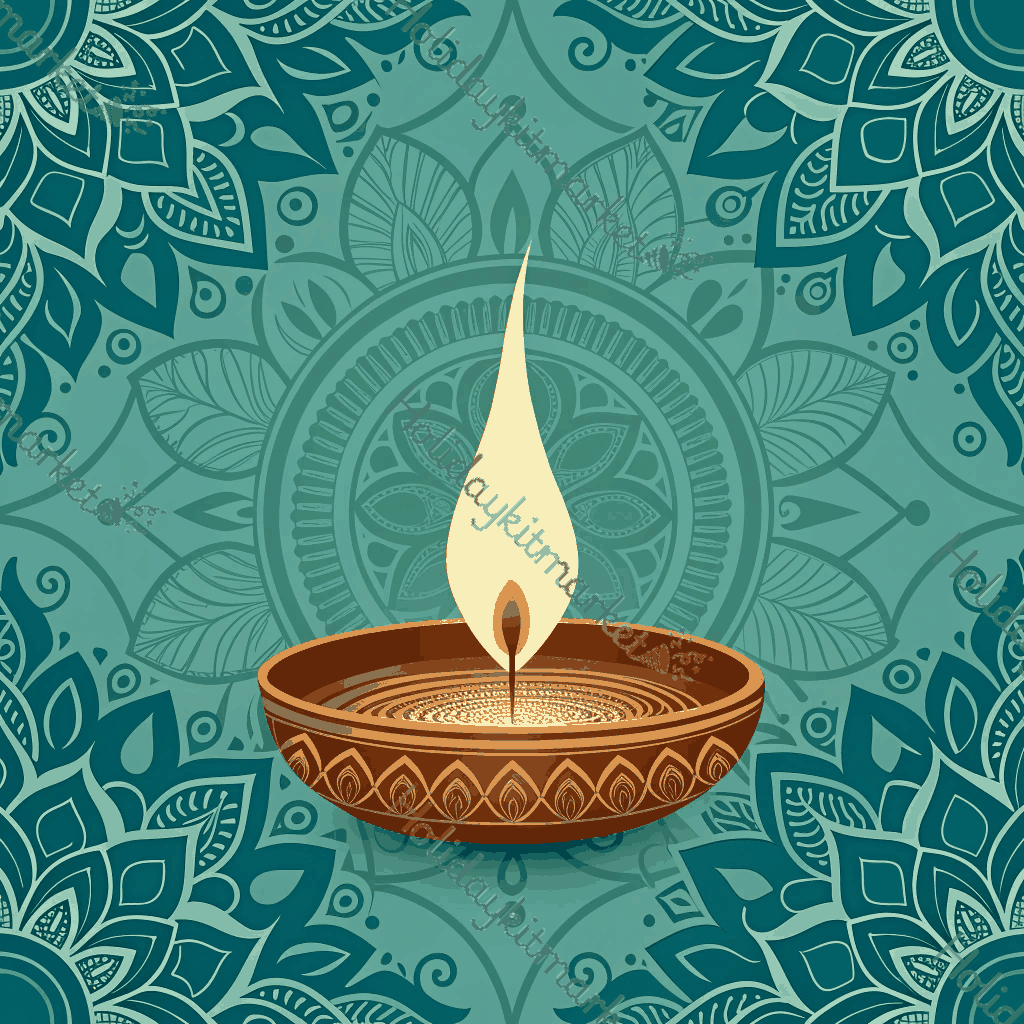 Vector Diya Trail Poster