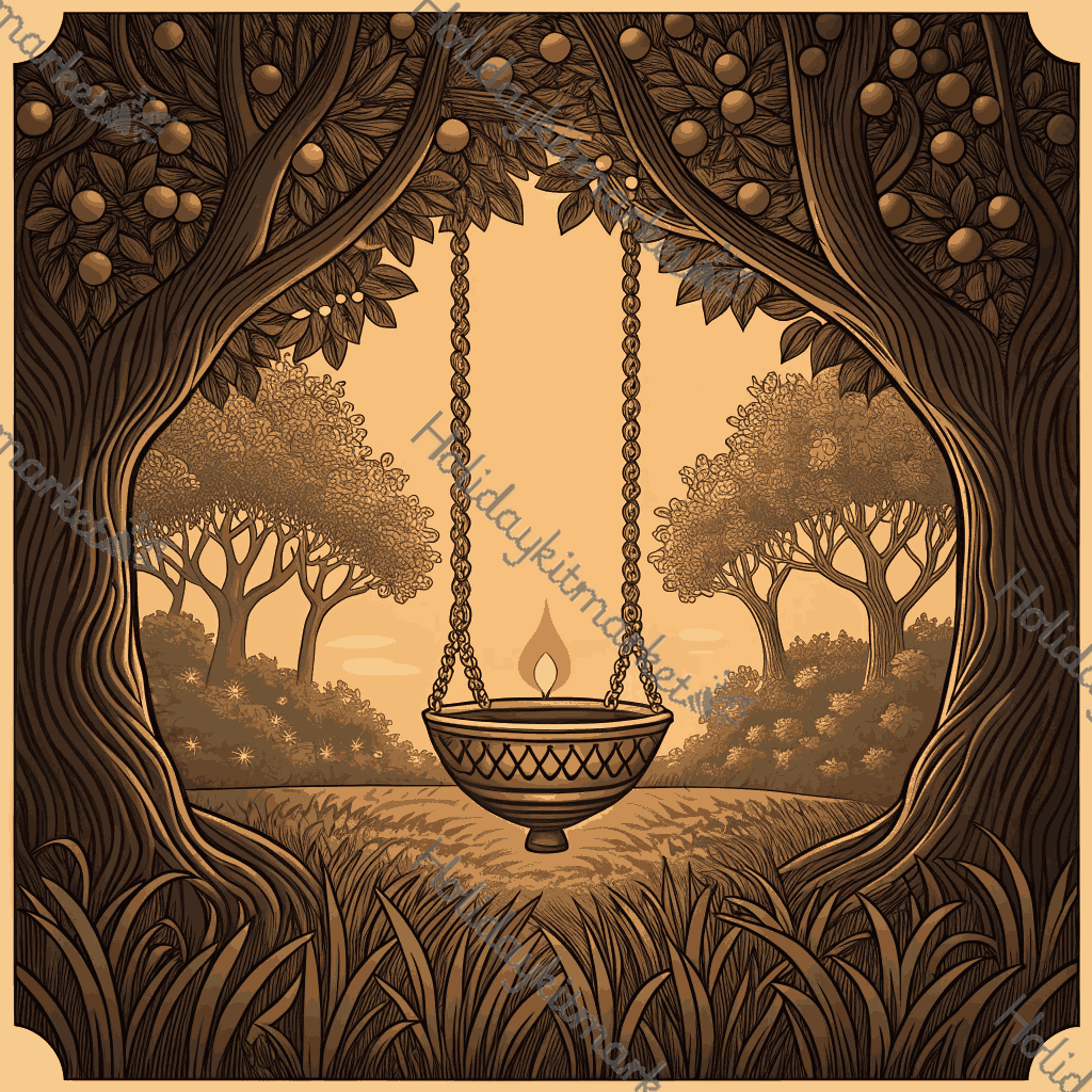 Orchard Diya Swing Poster