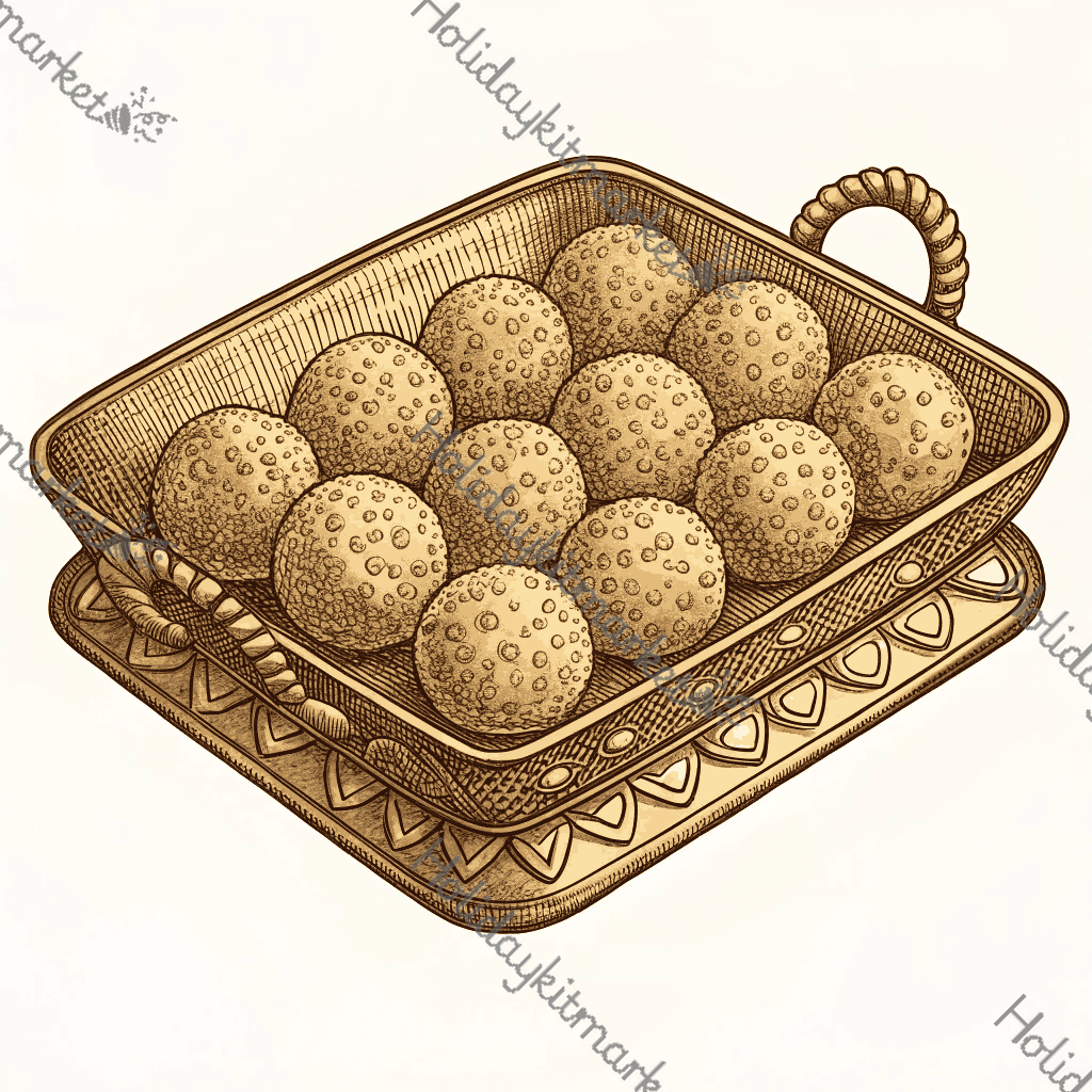 Vintage Sweets Tray Poster