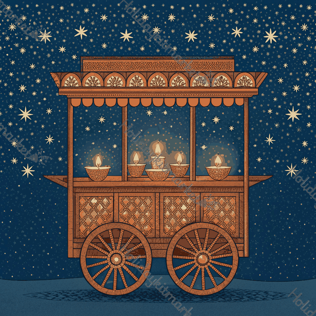 1930s Diya Cart Poster