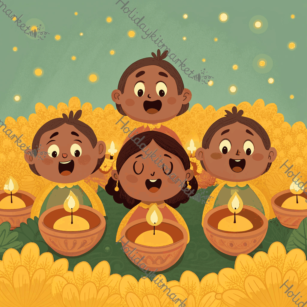 Diya Petal Choir Poster